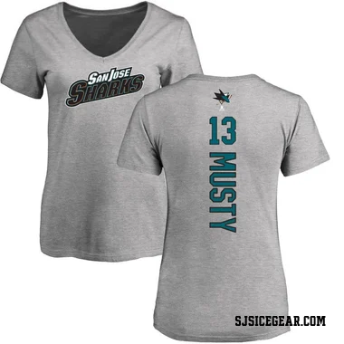 Ash Women's Quentin Musty San Jose Sharks Backer T-Shirt -