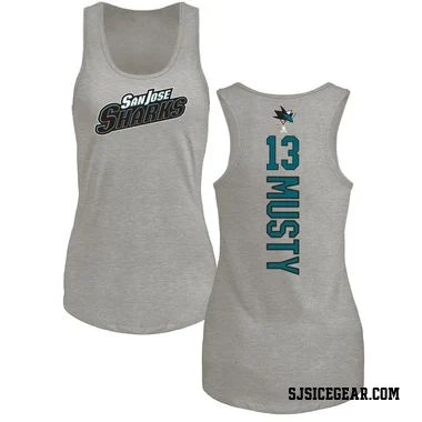 Ash Women's Quentin Musty San Jose Sharks Backer Tank Top -