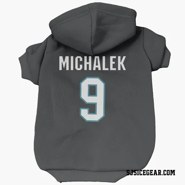 Black San Jose Sharks Milan Michalek   Dog & Cat Pet Hoodie