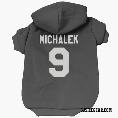 Black White San Jose Sharks Milan Michalek   Dog & Cat Pet Hoodie