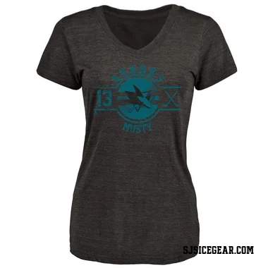 Black Women's Quentin Musty San Jose Sharks Insignia T-Shirt -