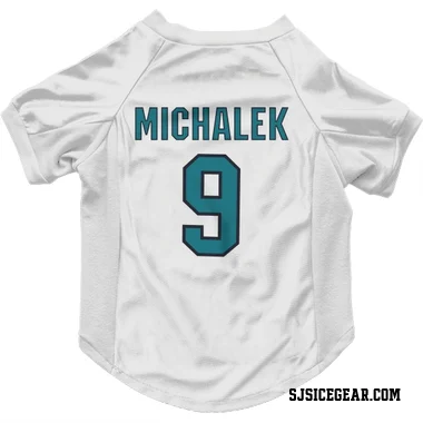 White San Jose Sharks Milan Michalek   Dog & Cat Pet Jersey